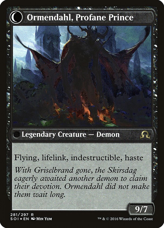 Westvale Abbey // Ormendahl, Profane Prince [Shadows over Innistrad Prerelease Promos] | Odin's Place