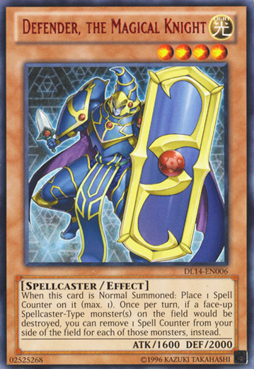 Defender, the Magical Knight (Red) [DL14-EN006] Rare | Odin's Place