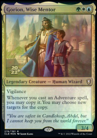 Gorion, Wise Mentor [Commander Legends: Battle for Baldur's Gate Prerelease Promos] | Odin's Place