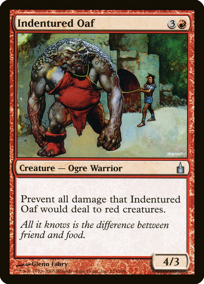 Indentured Oaf (133) [Ravnica: City of Guilds] | Odin's Place
