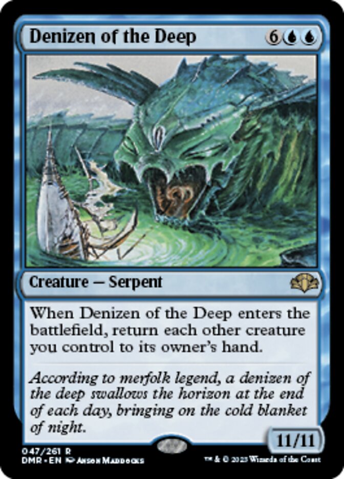 Denizen of the Deep [Dominaria Remastered] | Odin's Place