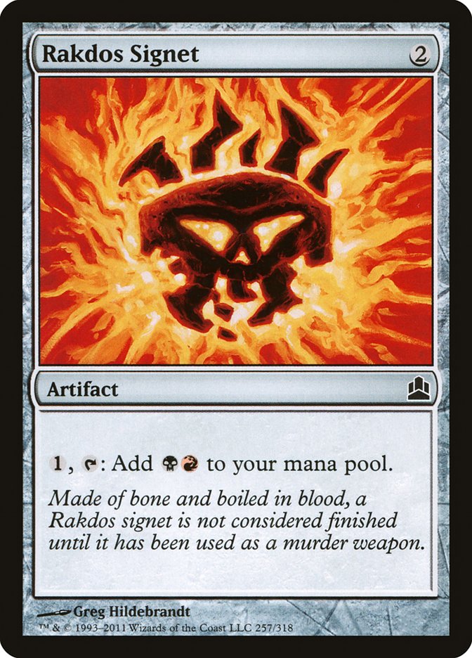 Rakdos Signet (257) [Commander 2011] | Odin's Place