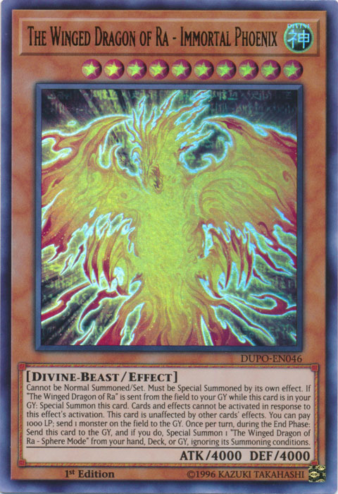 The Winged Dragon of Ra - Immortal Phoenix [DUPO-EN046] Ultra Rare | Odin's Place