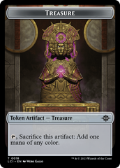 Treasure (0018) // Golem Double-Sided Token [The Lost Caverns of Ixalan Tokens] | Odin's Place