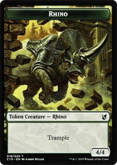 Rhino // Egg Double-Sided Token [Commander 2019 Tokens] | Odin's Place