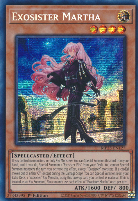 Exosister Martha [MP23-EN127] Prismatic Secret Rare | Odin's Place