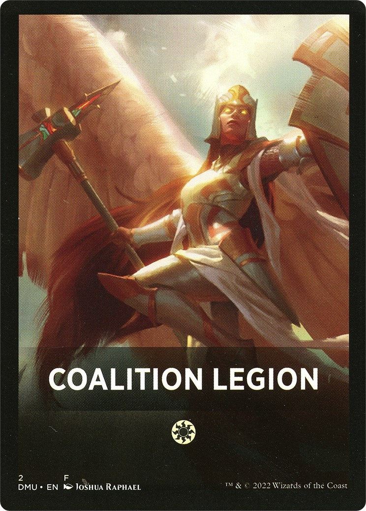 Coalition Legion Theme Card [Dominaria United Tokens] | Odin's Place