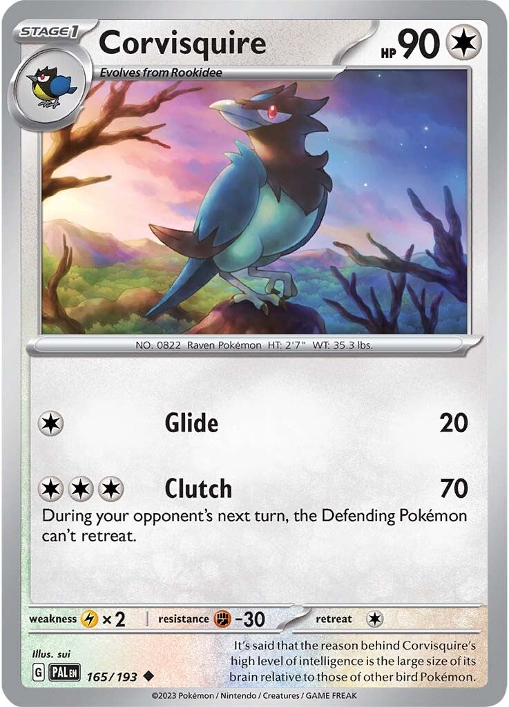 Corvisquire (165/193) [Scarlet & Violet: Paldea Evolved] | Odin's Place