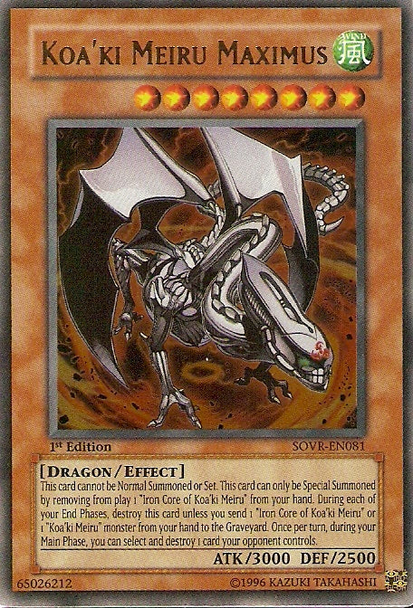 Koa'ki Meiru Maximus [SOVR-EN081] Ultra Rare | Odin's Place