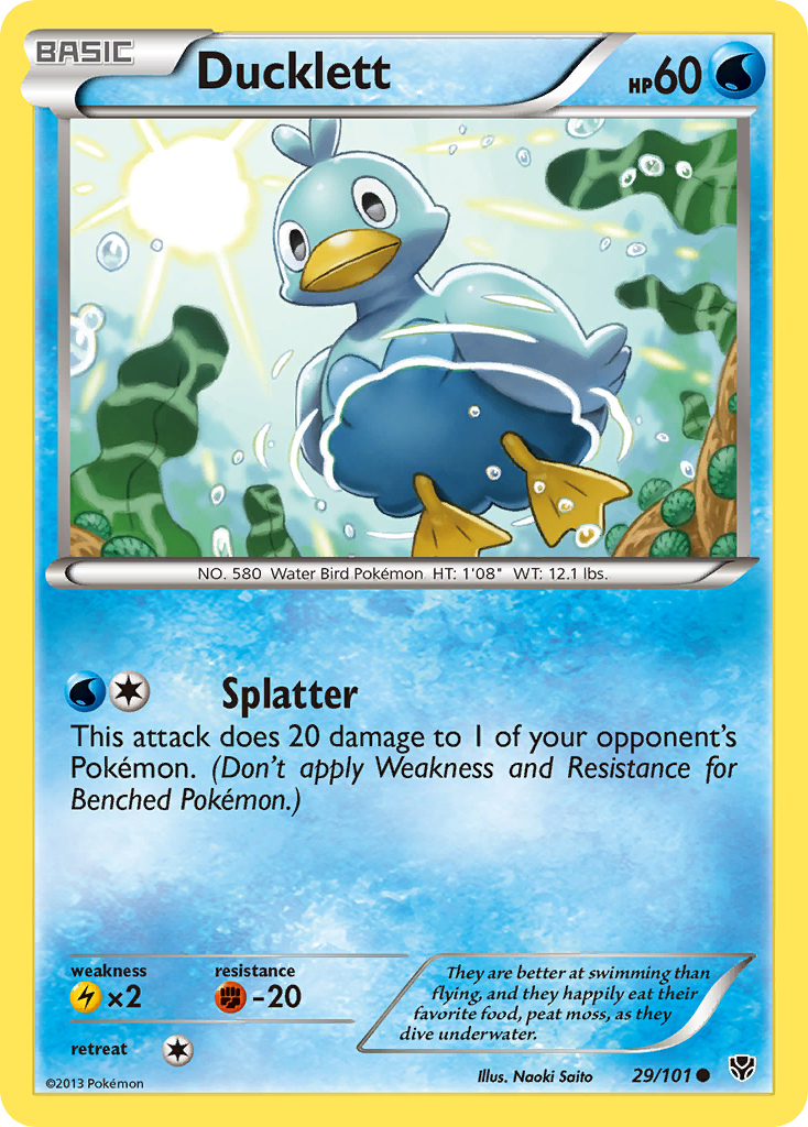Ducklett (29/101) [Black & White: Plasma Blast] | Odin's Place