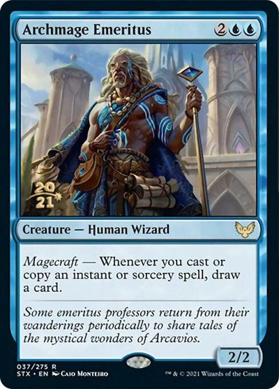 Archmage Emeritus [Strixhaven: School of Mages Prerelease Promos] | Odin's Place