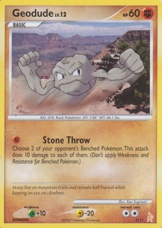 Geodude (1/11) [Diamond & Pearl: Trainer Kit - Lucario] | Odin's Place