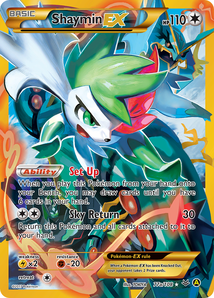 Shaymin EX (77a/108) [Alternate Art Promos] | Odin's Place