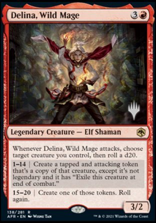 Delina, Wild Mage (Promo Pack) [Dungeons & Dragons: Adventures in the Forgotten Realms Promos] | Odin's Place