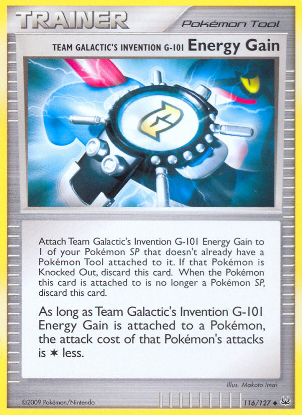 Team Galactic's Invention G-101 Energy Gain (116/127) [Platinum: Base Set] | Odin's Place