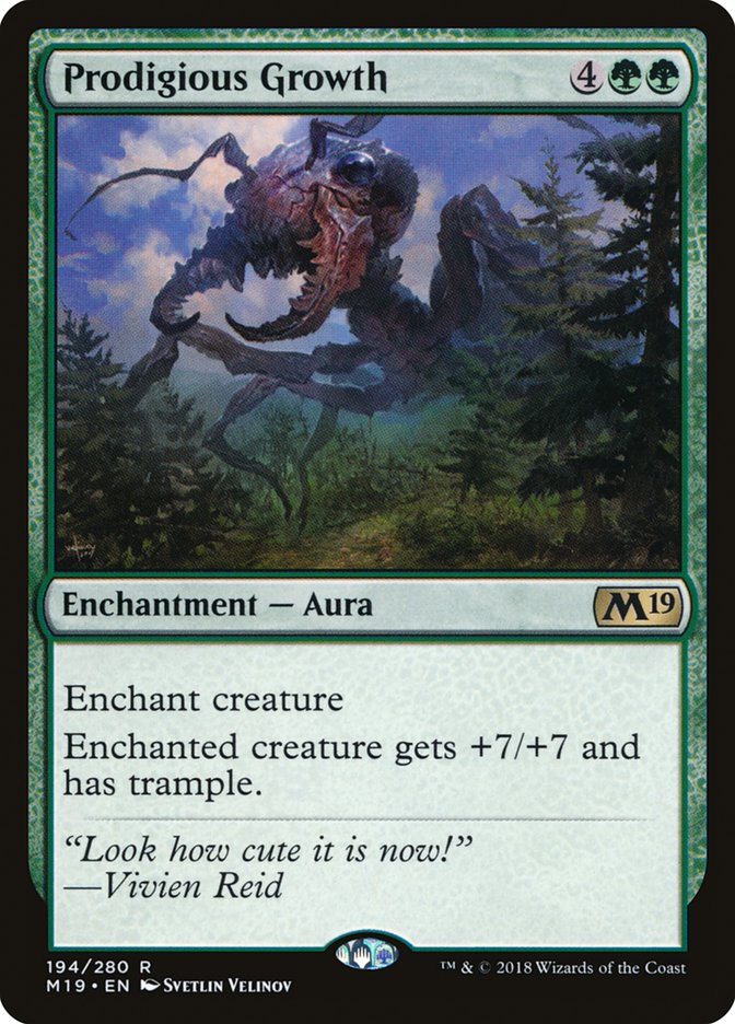 Prodigious Growth (194) [Core Set 2019] | Odin's Place