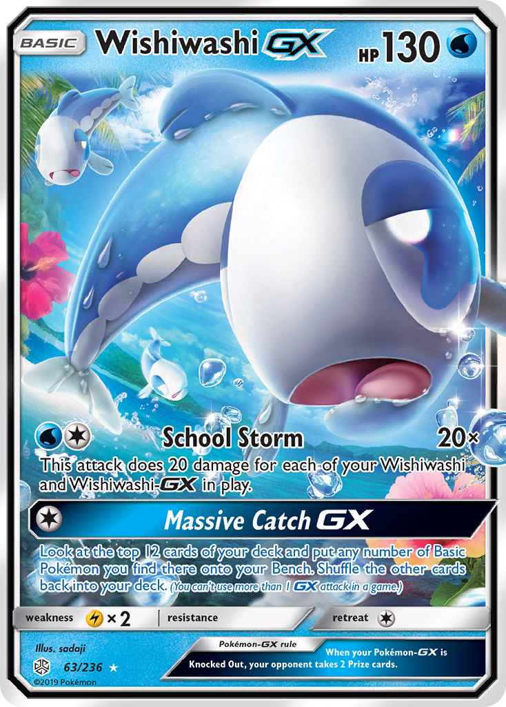 Wishiwashi GX (63/236) [Sun & Moon: Cosmic Eclipse] | Odin's Place