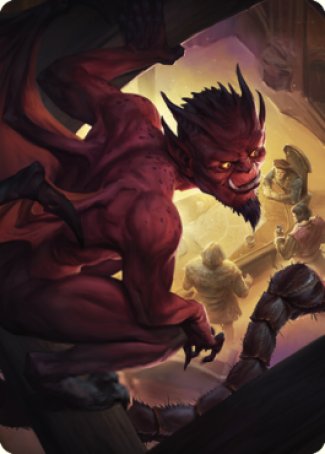 Nefarious Imp Art Card [Commander Legends: Battle for Baldur's Gate Art Series] | Odin's Place