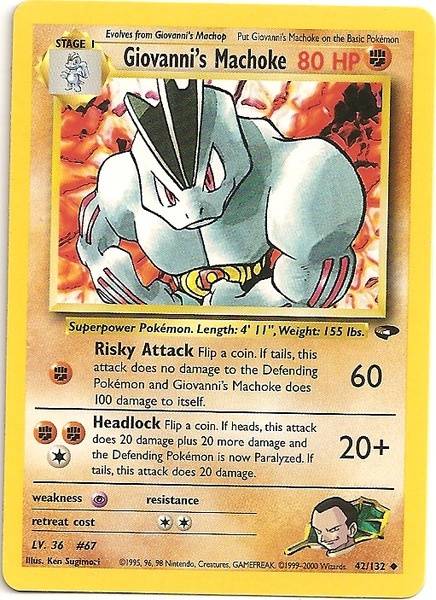 Giovanni's Machoke (42/132) [Gym Challenge Unlimited] | Odin's Place