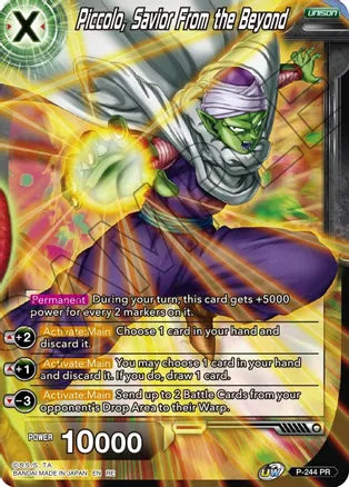 Piccolo, Savior from Beyond (P-244) [Mythic Booster] | Odin's Place