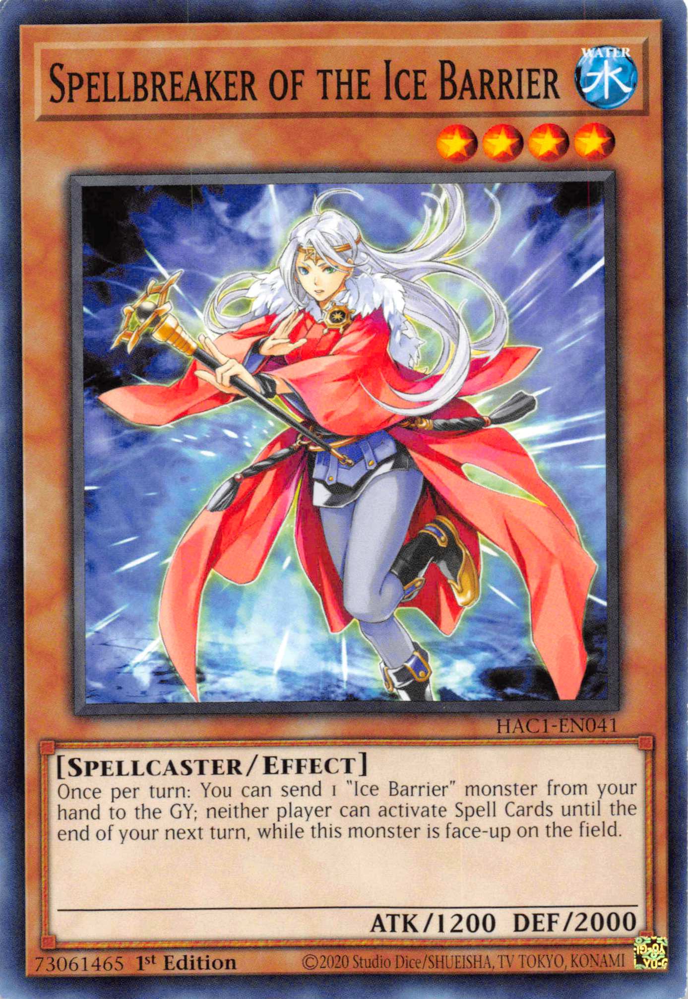 Spellbreaker of the Ice Barrier [HAC1-EN041] Common | Odin's Place