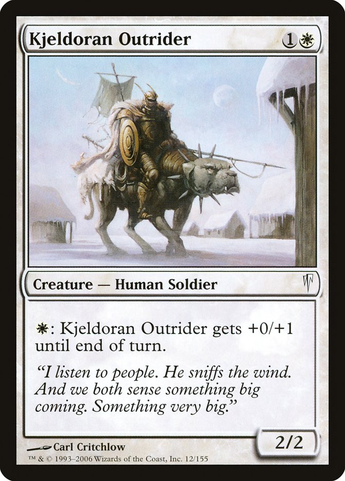 Kjeldoran Outrider (12) [Coldsnap] | Odin's Place