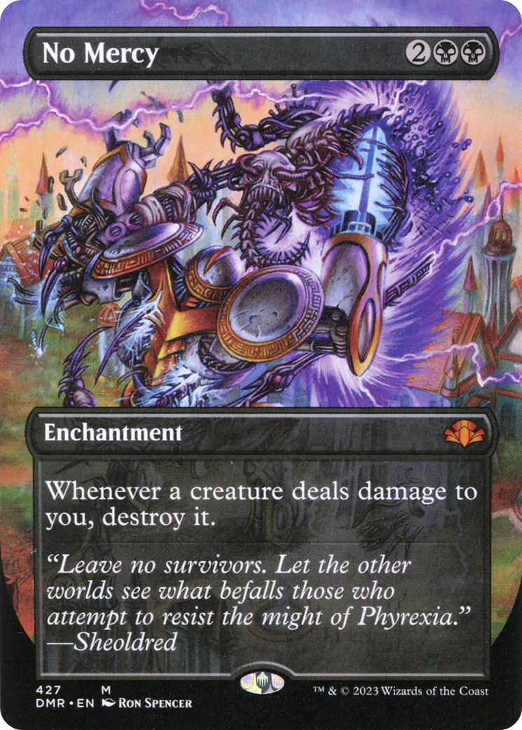 No Mercy (Borderless Alternate Art) [Dominaria Remastered] | Odin's Place