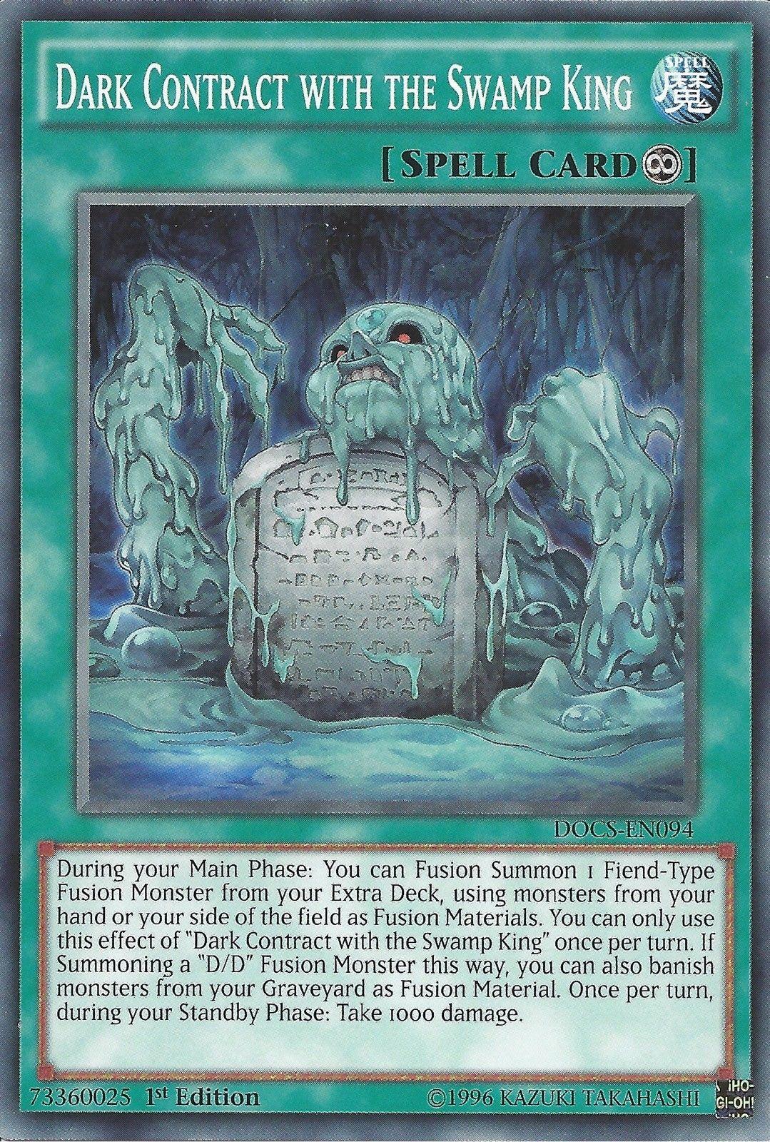 Dark Contract with the Swamp King [DOCS-EN094] Common | Odin's Place