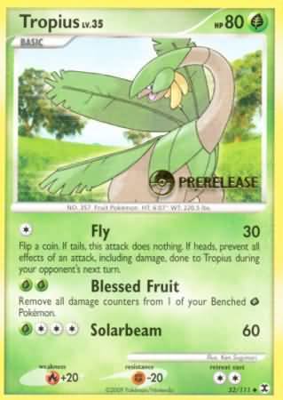 Tropius (52/111) (Prerelease Promo) [Nintendo: Black Star Promos] | Odin's Place