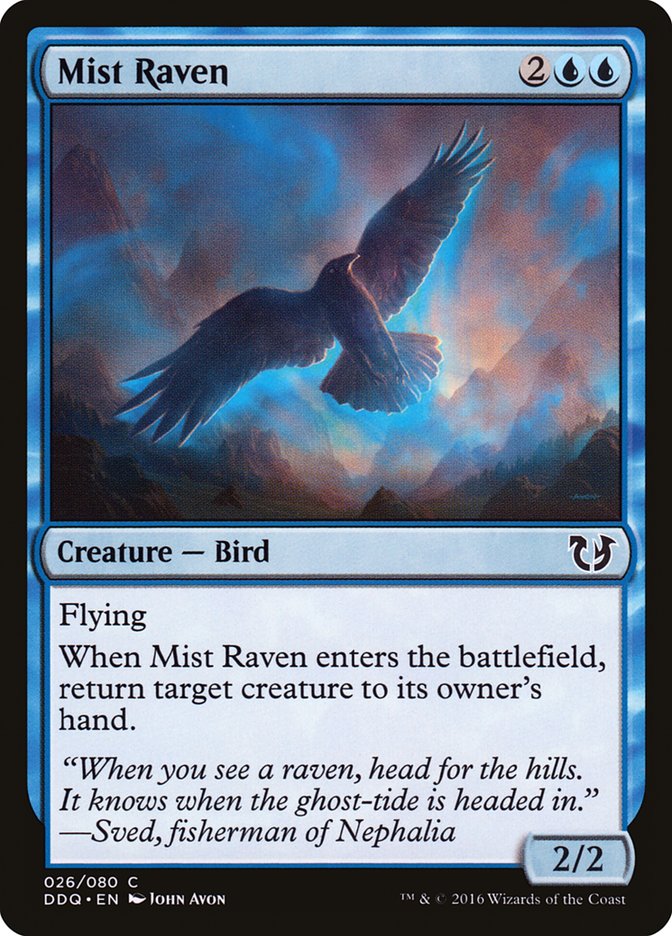 Mist Raven (26) [Duel Decks: Blessed vs. Cursed] | Odin's Place