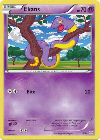 Ekans (16/30) [XY: Trainer Kit - Noivern] | Odin's Place