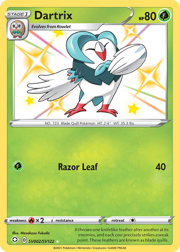 Dartrix (SV002/SV122) [Sword & Shield: Shining Fates] | Odin's Place