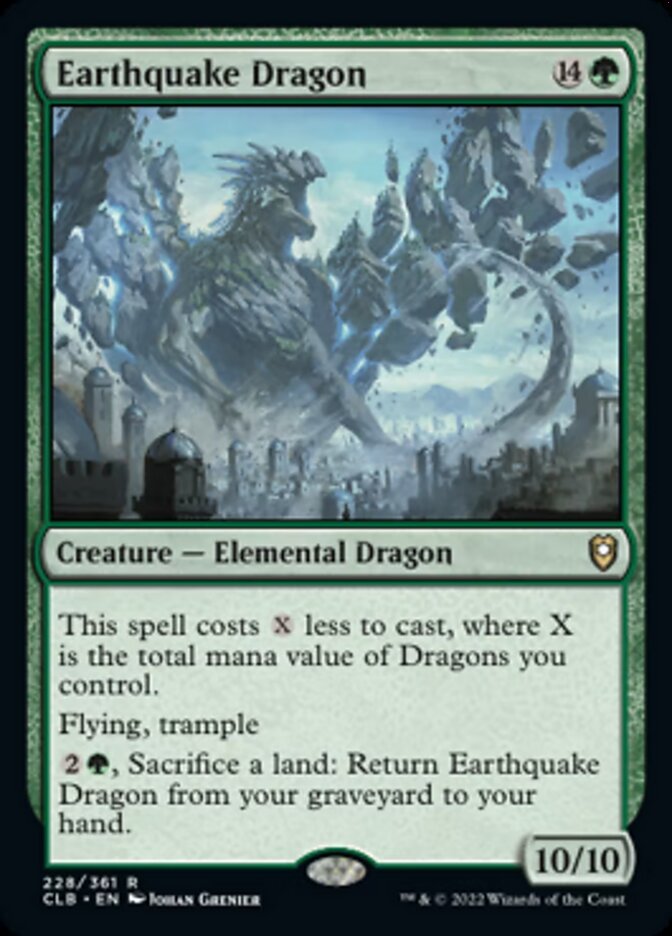 Earthquake Dragon [Commander Legends: Battle for Baldur's Gate] | Odin's Place
