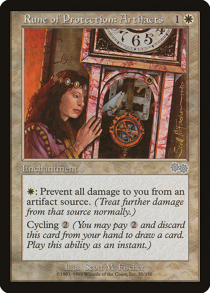 Rune of Protection: Artifacts (35) [Urza's Saga] | Odin's Place