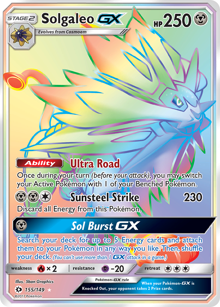 Solgaleo GX (155/149) [Sun & Moon: Base Set] | Odin's Place