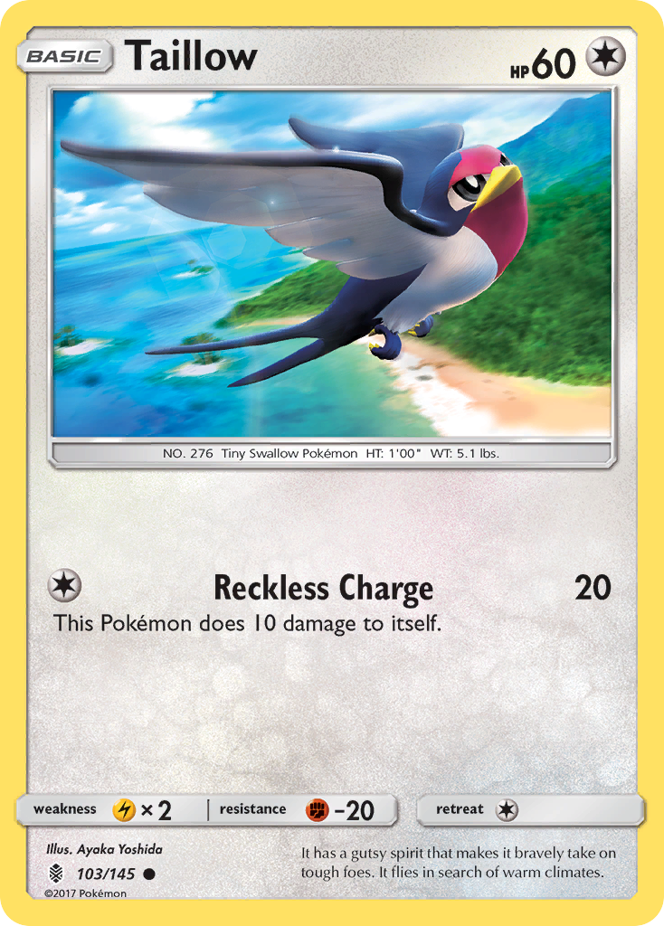 Taillow (103/145) [Sun & Moon: Guardians Rising] | Odin's Place
