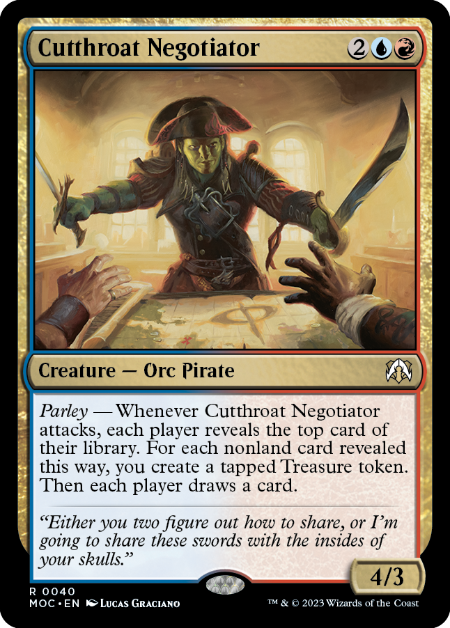 Cutthroat Negotiator [March of the Machine Commander] | Odin's Place