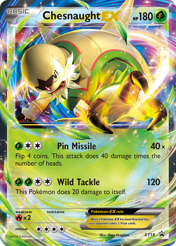 Chesnaught EX (XY18) [XY: Black Star Promos] | Odin's Place