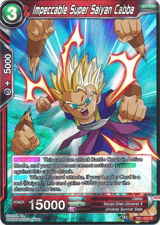 Impeccable Super Saiyan Cabba (TB1-010) [The Tournament of Power] | Odin's Place