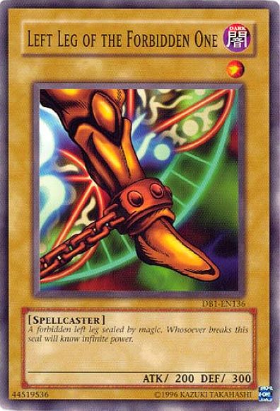 Left Leg of the Forbidden One [DB1-EN136] Common | Odin's Place