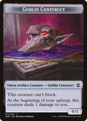 Cat // Goblin Construct Double-Sided Token [Zendikar Rising Tokens] | Odin's Place