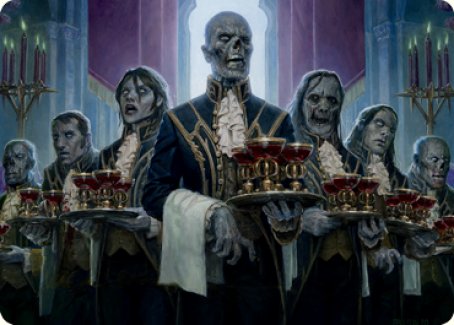 Dying to Serve Art Card [Innistrad: Crimson Vow Art Series] | Odin's Place
