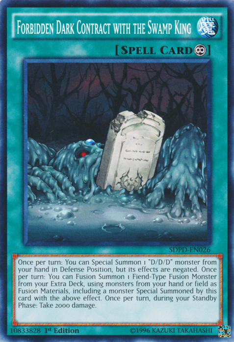 Forbidden Dark Contract with the Swamp King [SDPD-EN026] Common | Odin's Place