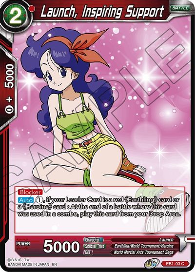 Launch, Inspiring Support (EB1-03) [Battle Evolution Booster] | Odin's Place