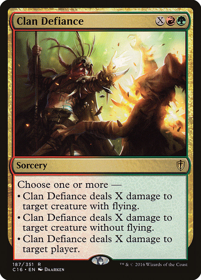 Clan Defiance (187) [Commander 2016] | Odin's Place