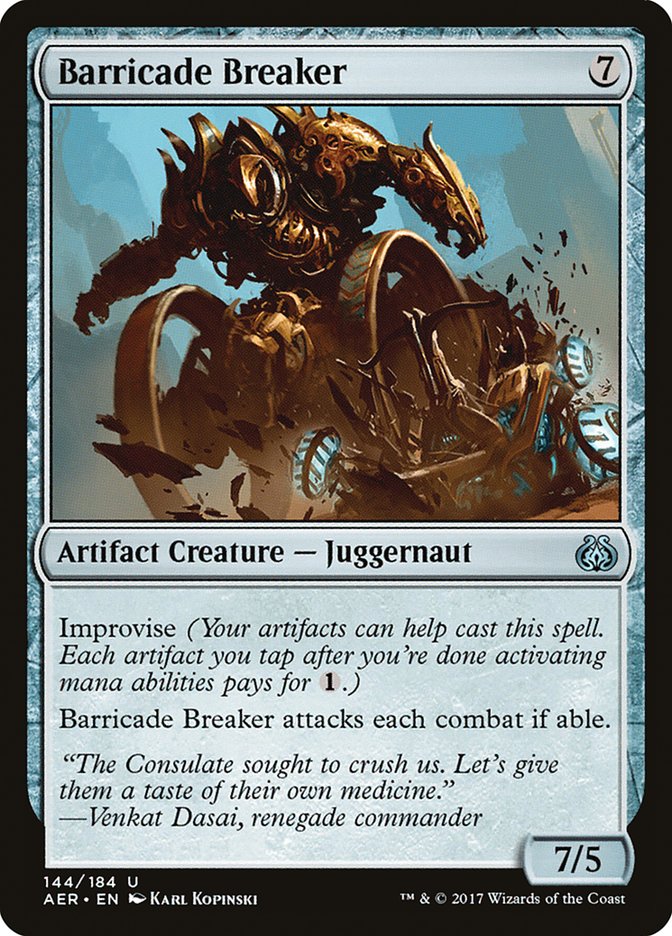 Barricade Breaker (144) [Aether Revolt] | Odin's Place