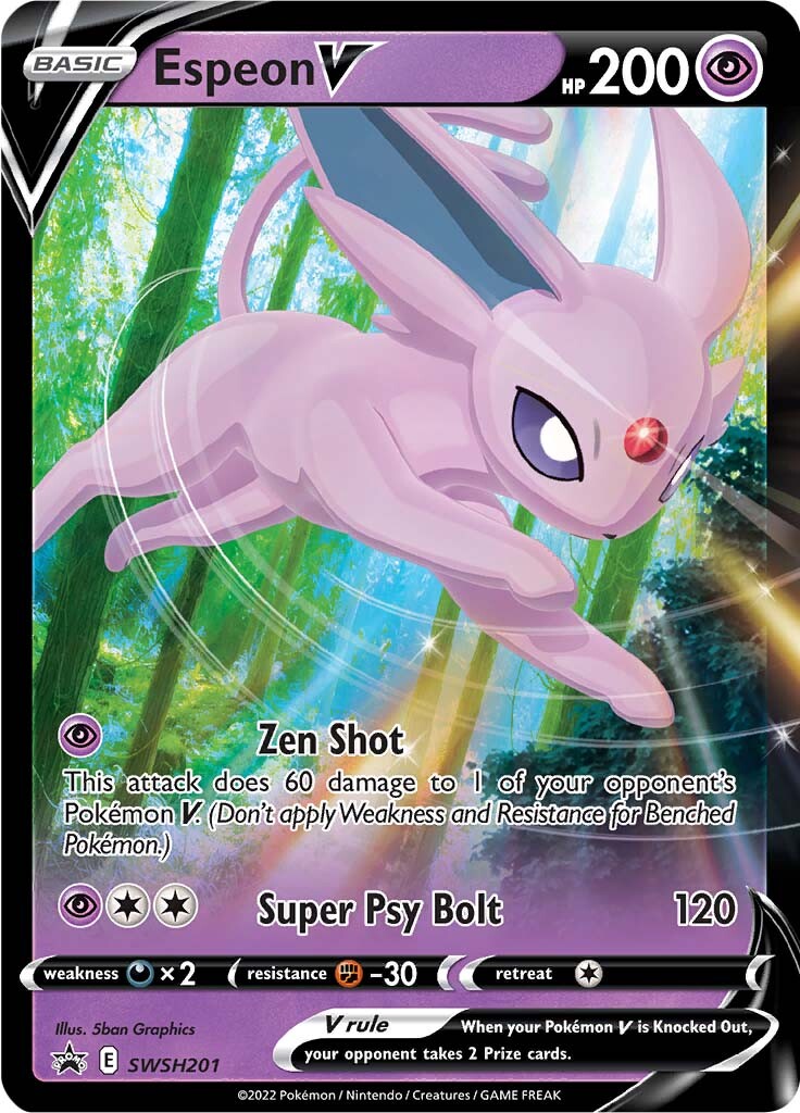 Espeon V (SWSH201) [Sword & Shield: Black Star Promos] | Odin's Place
