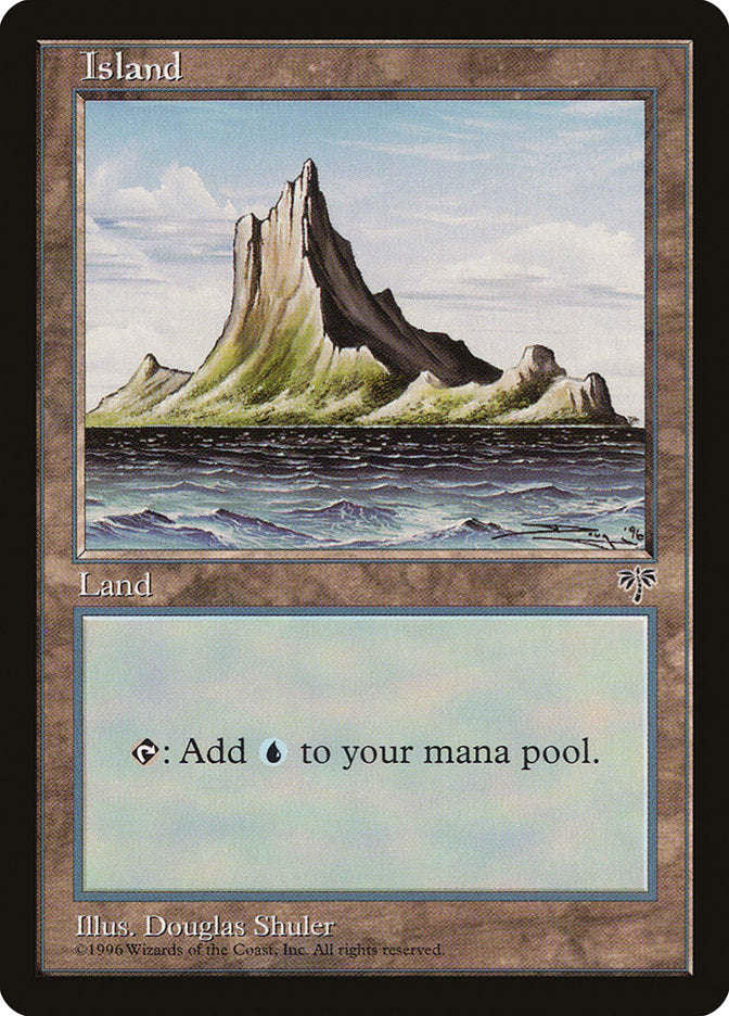 Island (No Tree / Blue Sky / Peak on Left) [Mirage] | Odin's Place