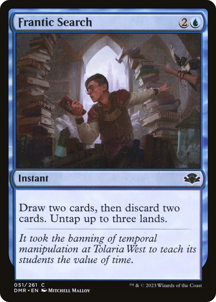 Frantic Search [Dominaria Remastered] | Odin's Place