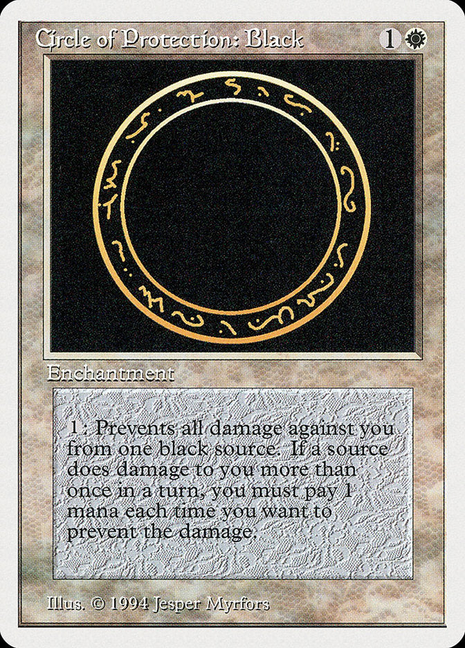 Circle of Protection: Black [Summer Magic / Edgar] | Odin's Place